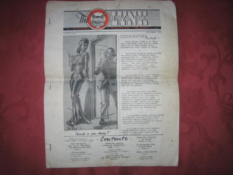 1942 RAF Medmenham ' The Lynx ' Newspaper