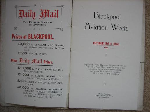 1909 Blackpool Aviation Week Programme